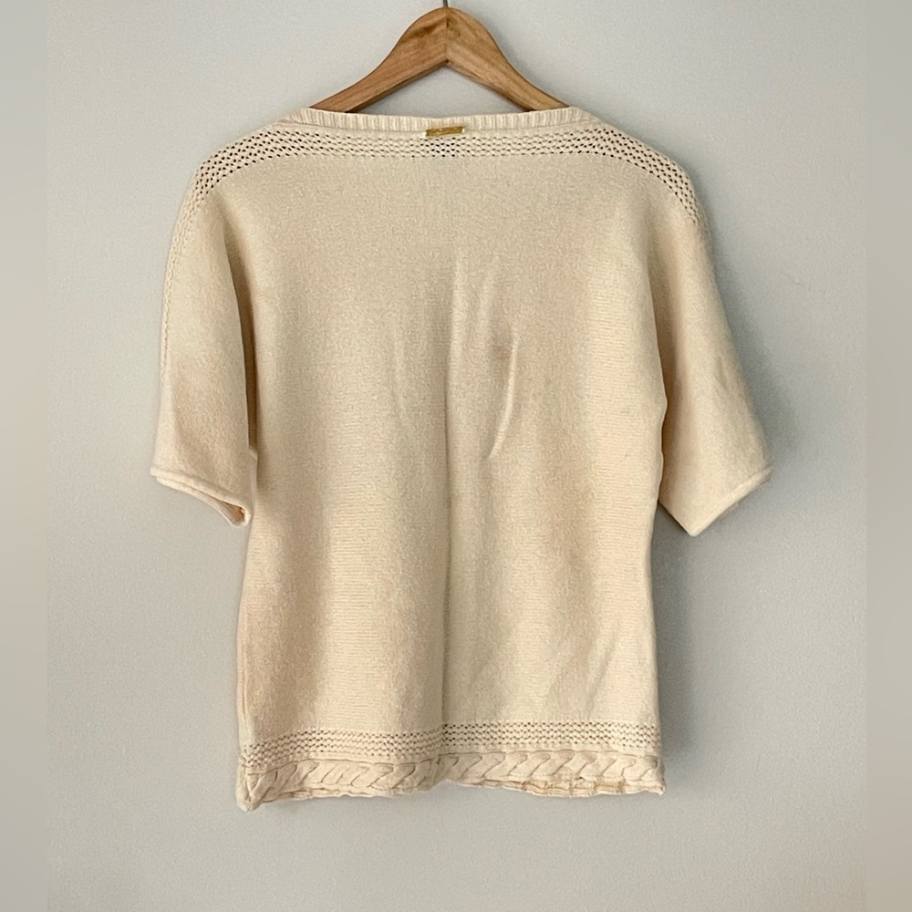 St. John Sport Wool Boat neck Blouse Sweater - Picture 2 of 11